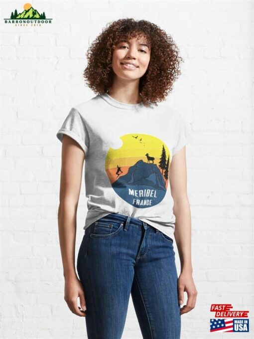 Meribel French Skilift Classic T-Shirt Hoodie