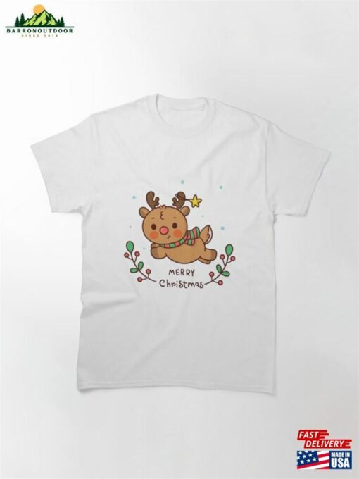 Merry Christmas Deer Classic T-Shirt Hoodie
