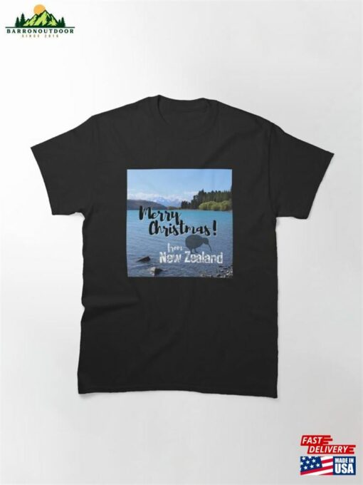 Merry Christmas From New Zealand (Lake Tekapo Canterbury Sweatshirt Hoodie