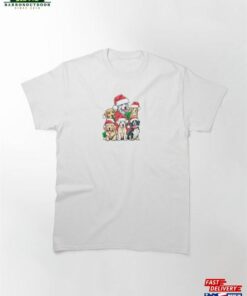 Merry Christmas Puppy Squad Classic T-Shirt Unisex