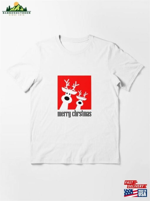 Merry Christmas Reindeer Essential T-Shirt Hoodie