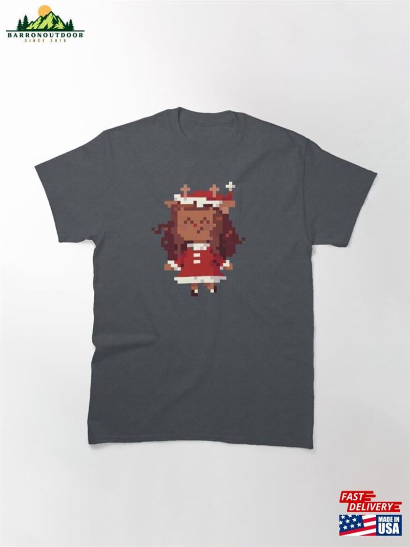 Merry Christmas Reindeer Girl Classic T-Shirt Unisex Hoodie Merry Christmas Reindeer Girl Classic T-Shirt Unisex Hoodie