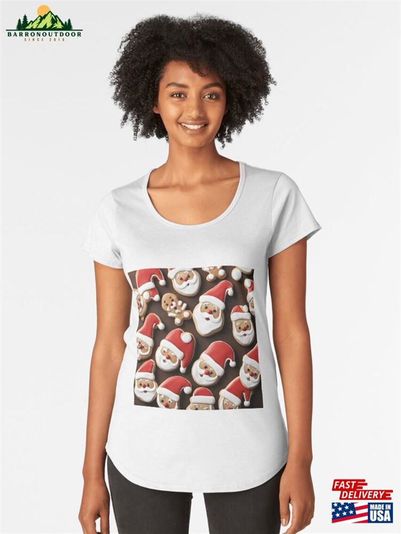 Merry Christmas Santa Cookies Premium Scoop T-Shirt Unisex Sweatshirt Merry Christmas Santa Cookies Premium Scoop T-Shirt Unisex Sweatshirt
