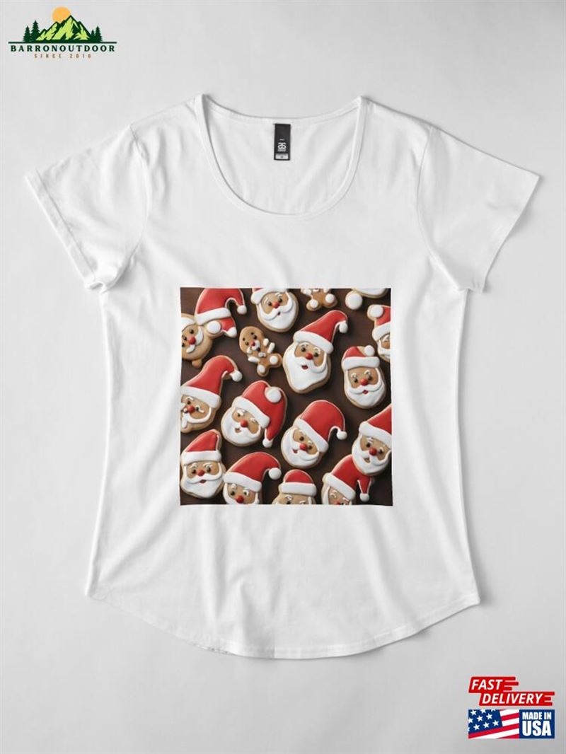 Merry Christmas Santa Cookies Premium Scoop T-Shirt Unisex Sweatshirt Merry Christmas Santa Cookies Premium Scoop T-Shirt Unisex Sweatshirt