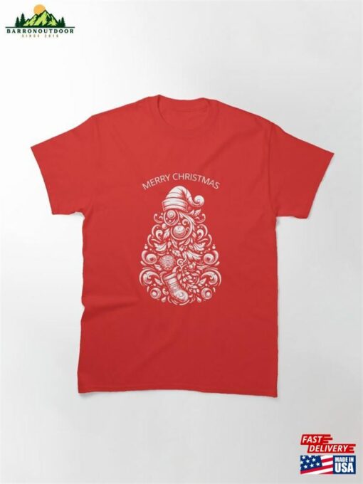 Merry Christmas Tree Classic T-Shirt Hoodie