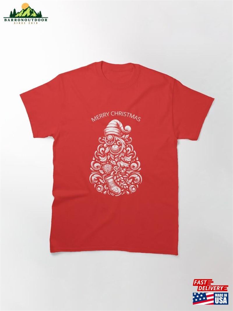 Merry Christmas Tree Classic T-Shirt Hoodie Merry Christmas Tree Classic T-Shirt Hoodie