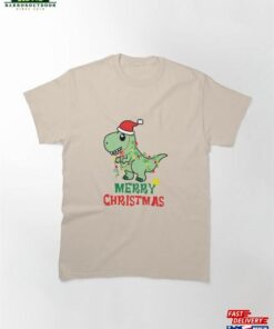 Merry Dino Christmas! Santa Rex Classic T-Shirt Hoodie 1 Merry Dino Christmas! Santa Rex Classic T Shirt Hoodie 2