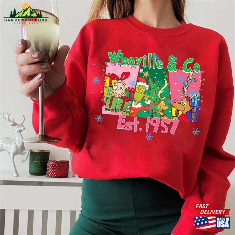 Merry Grinchmas Shirt Christmas Sweatshirt Funny Unisex Merry Grinchmas Shirt Christmas Sweatshirt Funny Unisex