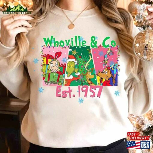 Merry Grinchmas Shirt Christmas Sweatshirt Funny Unisex
