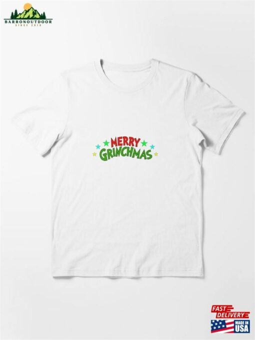 Merry Grinchmas The Grinch Essential T-Shirt Unisex Sweatshirt