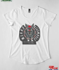 Merry Kissmyass Black Donkey Premium Scoop T-Shirt Classic