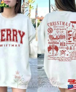 Merry Swiftmas Sweatshirt Swiftie Merch Chritsmas Shirt Classic Hoodie