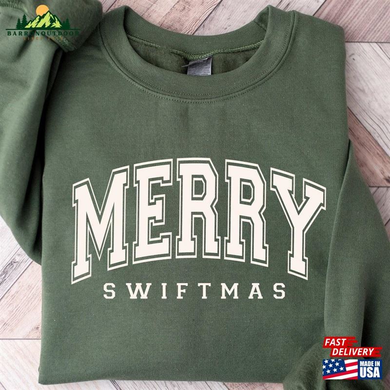 Merry Swiftmas Sweatshirt Swiftie Merch Shirt The Eras Tour Unisex Classic Merry Swiftmas Sweatshirt Swiftie Merch Shirt The Eras Tour Unisex Classic