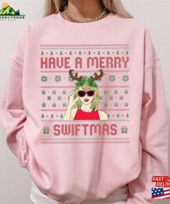Merry Swiftmas The Era Tour Christmas Sweatshirt Taylor Version Shirt Eras Unisex Hoodie