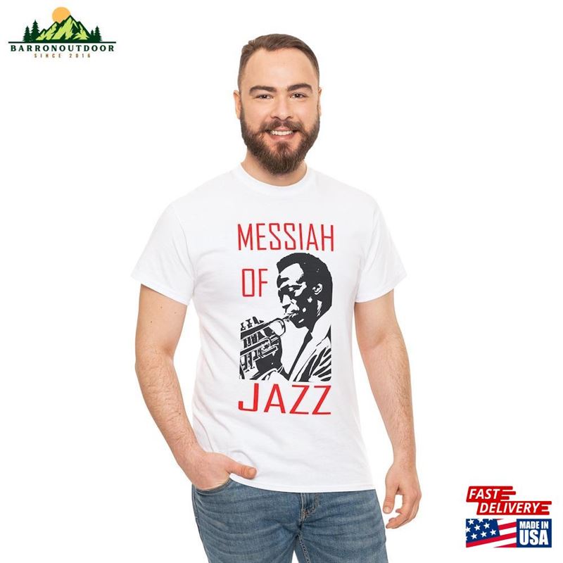Messiah Of Jazz T-Shirt Music Tee Retro Style Graphic Print Shirt Classic Hoodie Messiah Of Jazz T-Shirt Music Tee Retro Style Graphic Print Shirt Classic Hoodie