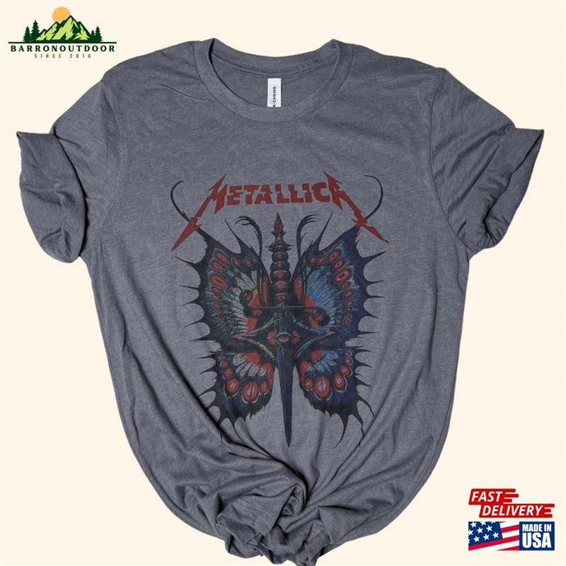 Metallic Butterfly Graphic Tees T-Shirt Hoodie Metallic Butterfly Graphic Tees T-Shirt Hoodie