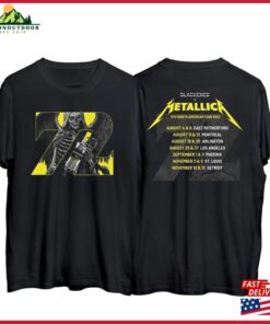 Metallica 72 2023 – 2024 Seasons World Tour T-Shirt Band Fan Shirt Hoodie Classic
