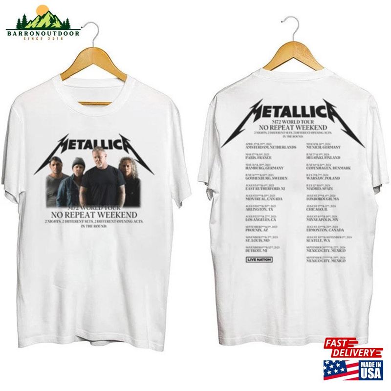 Metallica 72 Seasons 2023 – 2024 World Tour T-Shirt Band Fan Shirt Classic Sweatshirt Metallica 72 Seasons 2023 – 2024 World Tour T-Shirt Band Fan Shirt Classic Sweatshirt