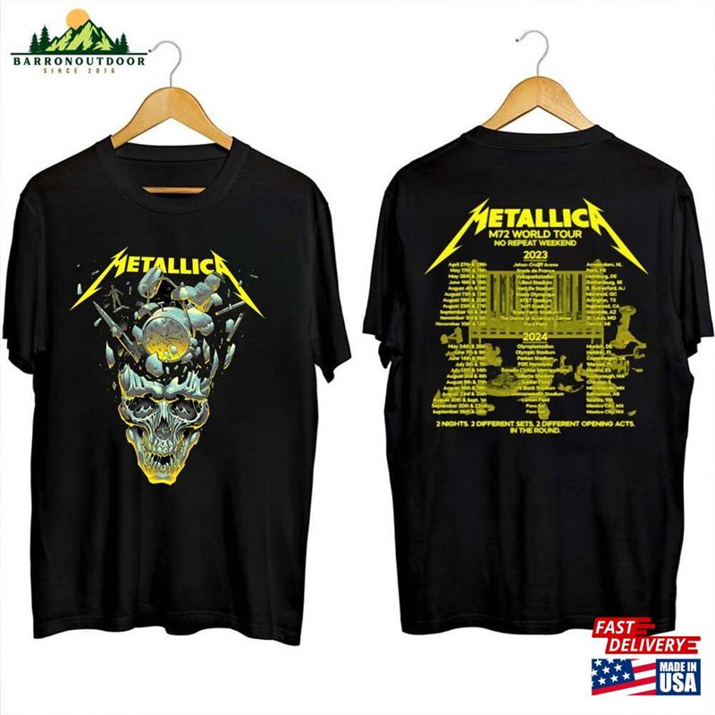 Metallica 72 Seasons 2023 – 2024 World Tour T-Shirt Band Fan Shirt Classic Unisex Metallica 72 Seasons 2023 – 2024 World Tour T-Shirt Band Fan Shirt Classic Unisex