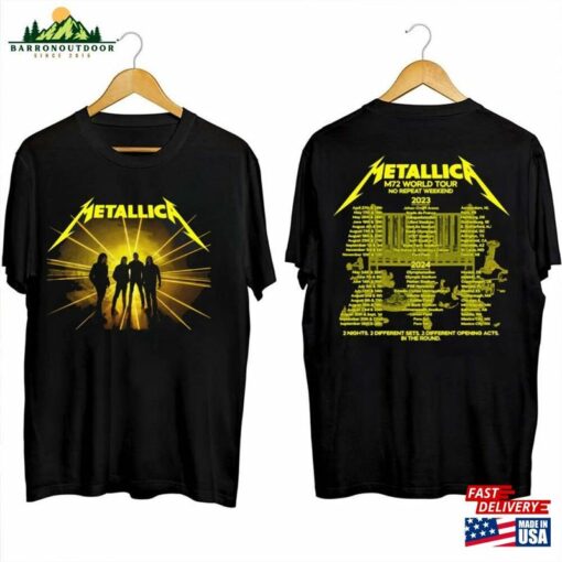 Metallica 72 Seasons 2023 – 2024 World Tour T-Shirt Band Fan Shirt Hoodie