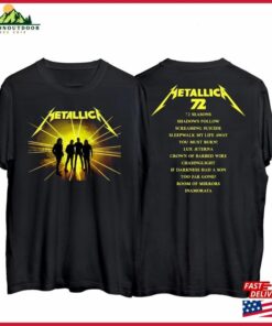Metallica 72 Seasons 2023 – 2024 World Tour T-Shirt Band Fan Shirt Unisex
