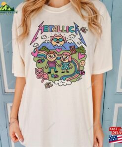 Metallica Band Metal Shirt Tour 2023 2024 Event T-Shirt Men Women Rock Tee Unisex Sweatshirt