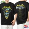 Metallica Band Metal Tour 2023 2024 Event T-Shirt Men Women Rock Tee Hoodie Unisex