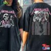 Metallica Band Metal Tour 2023 2024 Shirt Event T-Shirt Men Women Classic Sweatshirt