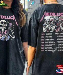 Metallica Band Metal Tour 2023 2024 Shirt Event T-Shirt Men Women Classic Sweatshirt