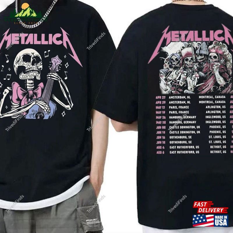 Metallica Band Metal Tour 2023 2024 Shirt Event T-Shirt Men Women Classic Sweatshirt Metallica Band Metal Tour 2023 2024 Shirt Event T-Shirt Men Women Classic Sweatshirt