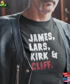 Metallica Band Names T Shirt Lars James Unisex Hoodie