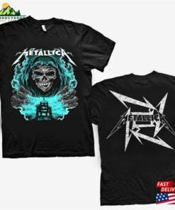 Metallica Band Shirt Skull Music Rock Festival Tour World 2023 Classic Unisex