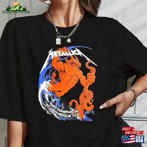 Metallica Band Shirt Thrash Metal Tour 2023 2024 T-Shirt Music Rock Festival Sweatshirt Classic