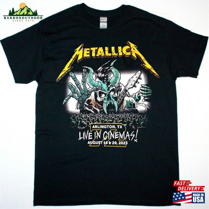 Metallica Live Tour 2023 Shirt Metal Music Band Classic Sweatshirt Metallica Live Tour 2023 Shirt Metal Music Band Classic Sweatshirt