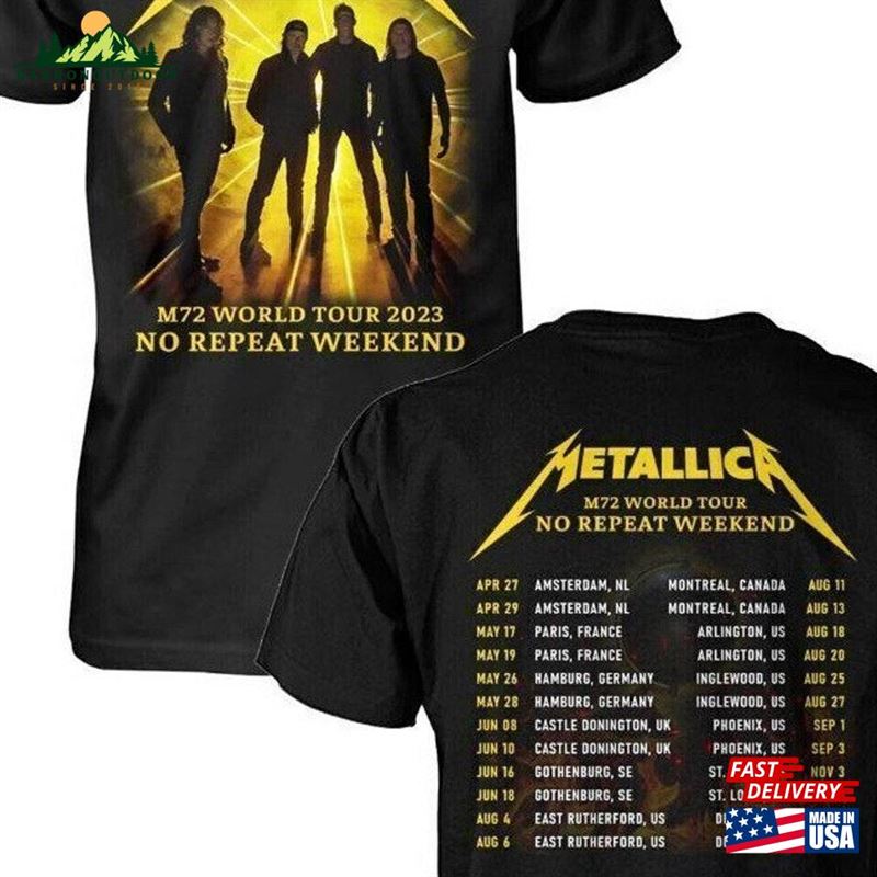 Metallica M72 World Tour 2023 T-Shirt Sweatshirt Metallica M72 World Tour 2023 T-Shirt Sweatshirt