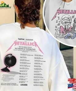 Metallica Shirt Band Metal Tour 2023 2024 Music Rock Festival Tee Classic Sweatshirt