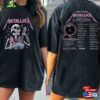 Metallica Shirt Band Metal Tour 2023 2024 T-Shirt Hoodie Sweatshirt