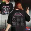 Metallica Tour Shirt Band Metal 2023 2024 Event T-Shirt Men Women Rock Tee Sweatshirt Hoodie