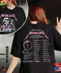 Metallica Tour Shirt Band Metal 2023 2024 Event T-Shirt Men Women Rock Tee Sweatshirt Hoodie