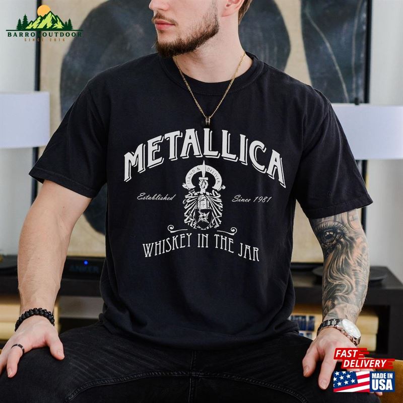 Metallica Whiskey In The Jar T-Shirt Unisex Hoodie Metallica Whiskey In The Jar T-Shirt Unisex Hoodie