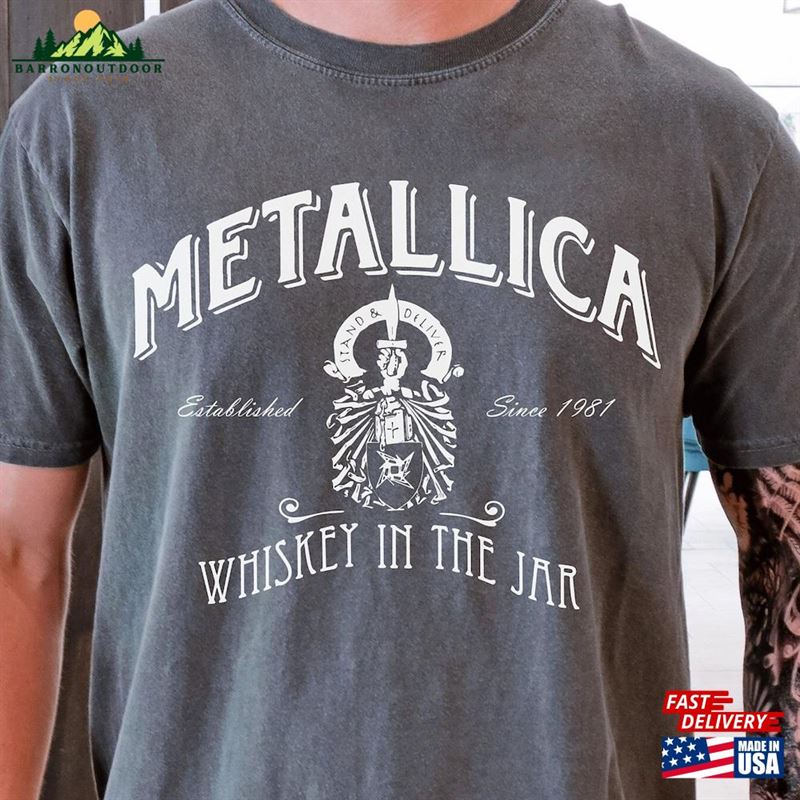 Metallica Whiskey In The Jar T-Shirt Unisex Hoodie Metallica Whiskey In The Jar T-Shirt Unisex Hoodie