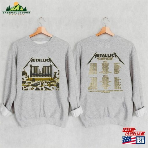 Metallica World Tour 2023 Shirt T-Shirt Hoodie