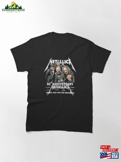 Metallicas Music T Shirt T-Shirt Classic