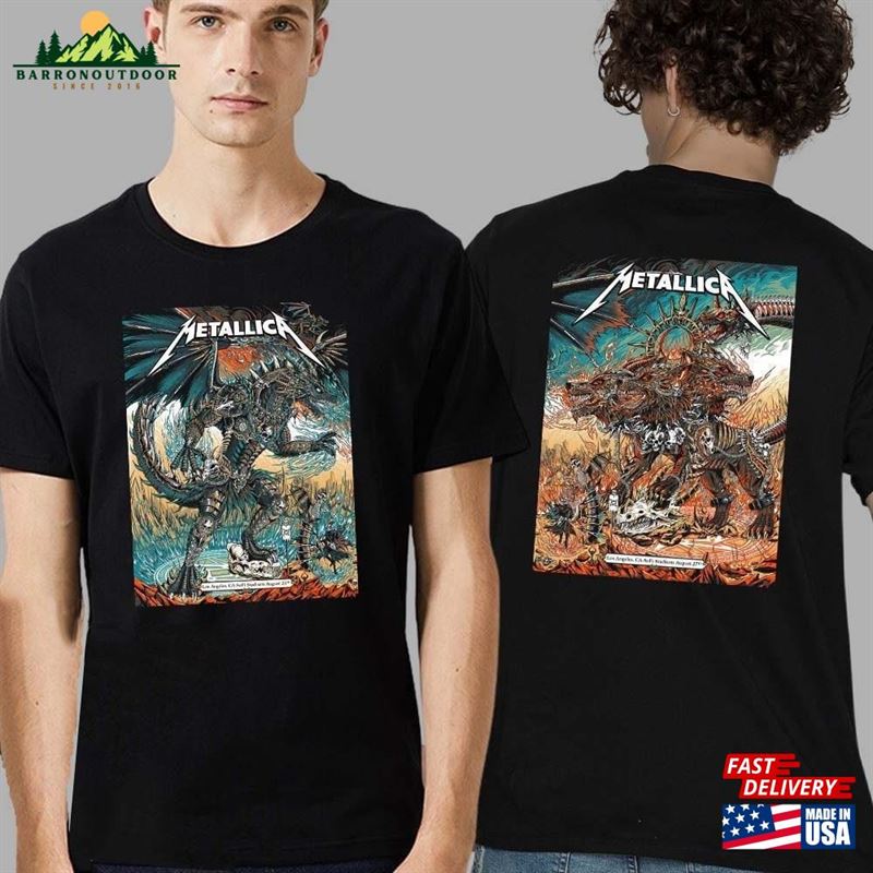 Metallicas Sofi Stadiums Los Angeless Unisex T-Shirt Ca Augusts Tour 2023 Shirt American Rock Band Tee Hoodie Sweatshirt Metallicas Sofi Stadiums Los Angeless Unisex T-Shirt Ca Augusts Tour 2023 Shirt American Rock Band Tee Hoodie Sweatshirt
