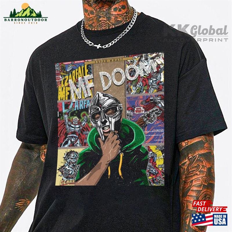 Mf Doom Music Shirt Y2k 90S Merch Vintage Album Super What Tour 2023 Graphic Tee Sweatshirt T-Shirt Unisex Mf Doom Music Shirt Y2k 90S Merch Vintage Album Super What Tour 2023 Graphic Tee Sweatshirt T-Shirt Unisex
