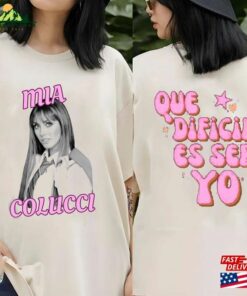 Mia Colucci Santa No Soy Shirt Vintage Relaxed Fit Rebelde Tour 2023 Rbd Concert T-Shirt Unisex Sweatshirt
