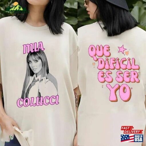 Mia Colucci Santa No Soy Shirt Vintage Relaxed Fit Rebelde Tour 2023 Rbd Concert T-Shirt Unisex Sweatshirt
