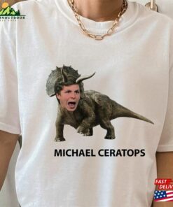Michael Ceratops Shirt Dinosaur Cera The Eras Tour Classic Sweatshirt
