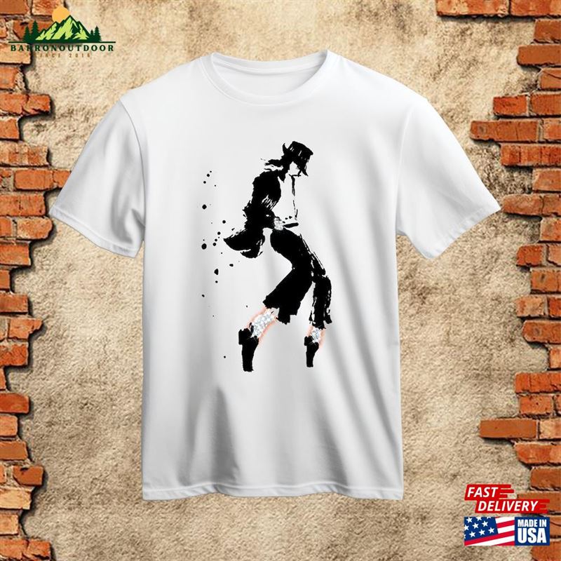 Michael Jackson T-Shirt Jackson's Smooth Criminal Style Shirt Limited Edition Classic Michael Jackson T-Shirt Jackson's Smooth Criminal Style Shirt Limited Edition Classic
