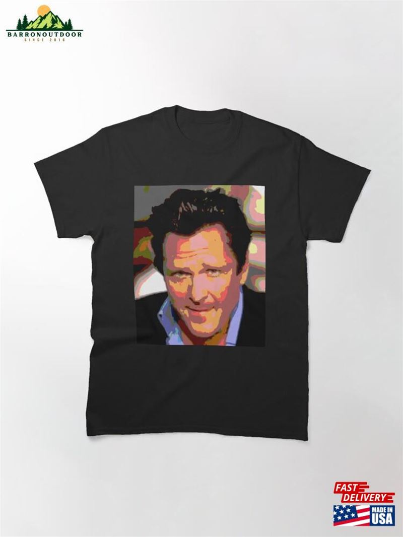 Michael Madsen Retro Pop Art Portrait Classic T-Shirt Unisex Michael Madsen Retro Pop Art Portrait Classic T-Shirt Unisex